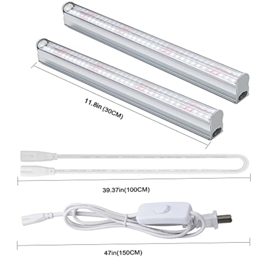 屋内植物用LED育成ライトバー、温室植物育成棚用太陽光育成ラ - Indoor Plants のレビューと価格