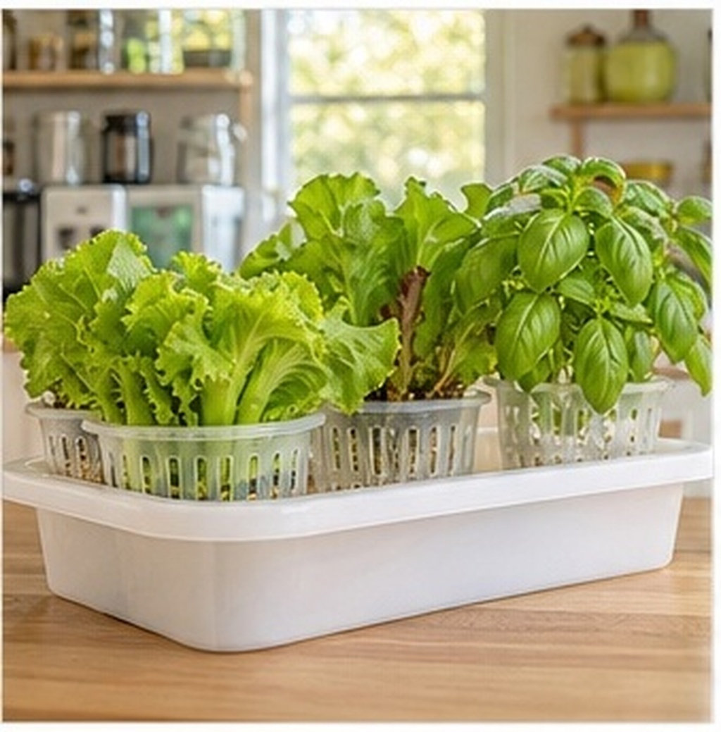 4個入り、厚手のプラスチック製メッシュネット付きプランター。 - Plant Pot のレビューと価格