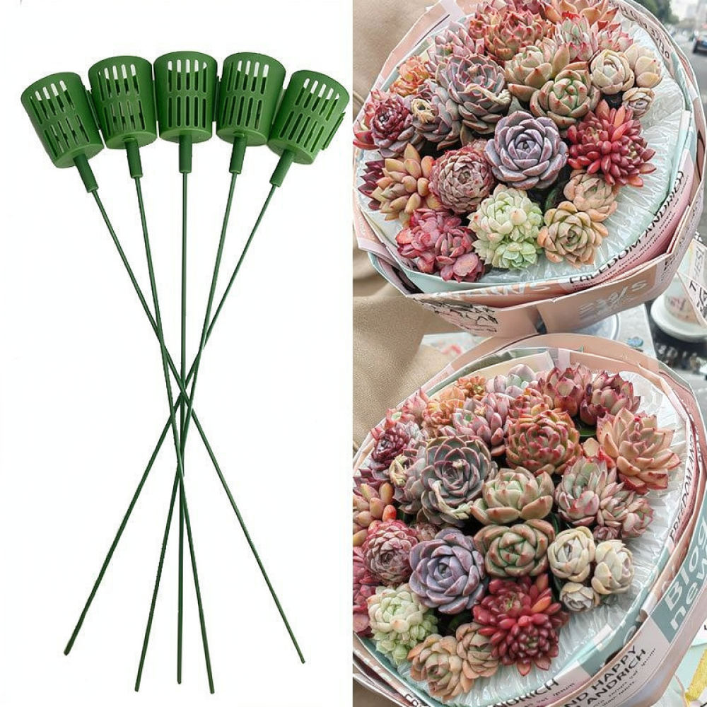 プラスチック製の多肉植物用花スタンド。ガーデニングやDIYに - Plant Support Stake のレビューと価格
