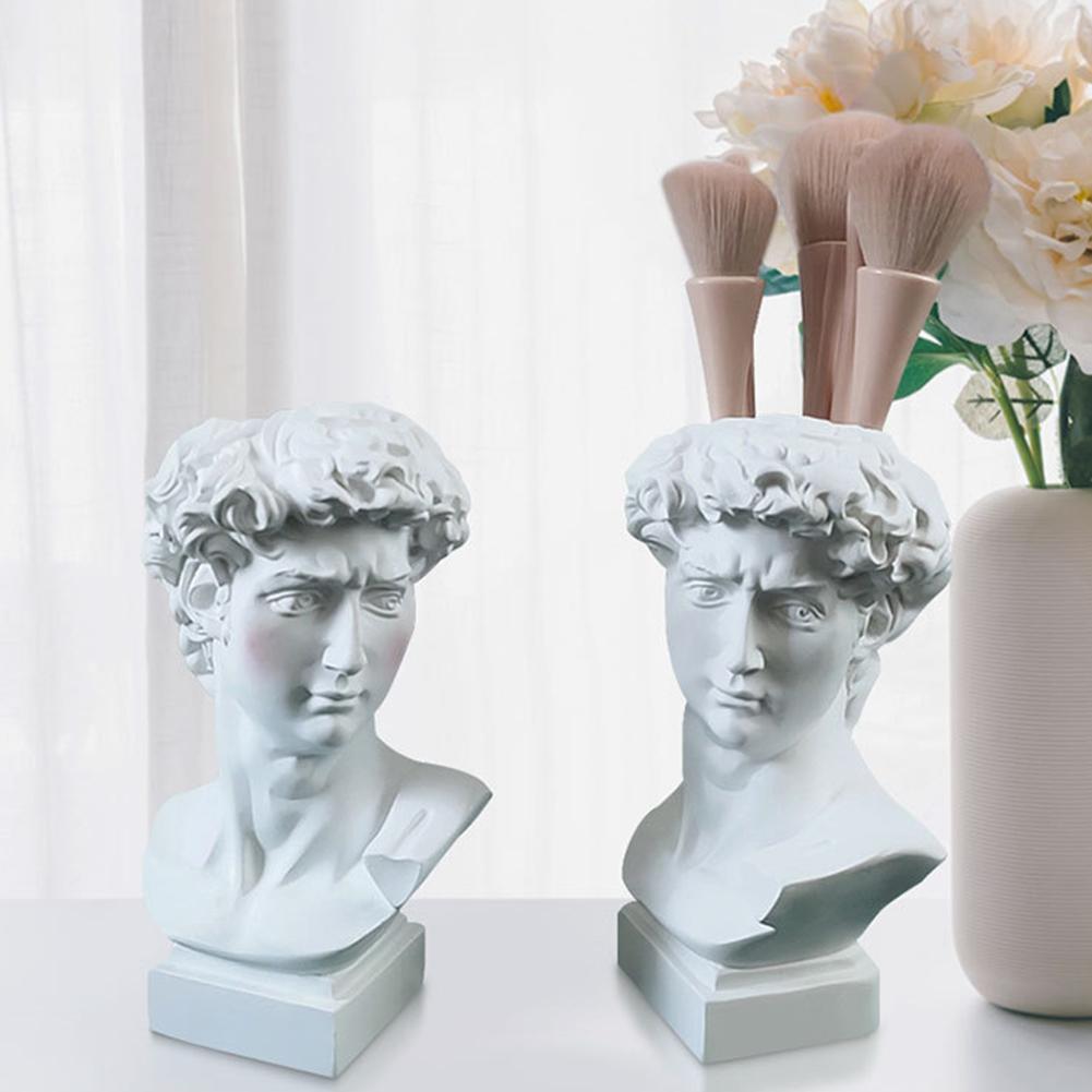 クリエイティブペンホルダーアートフラワーポット化粧ブラシ収納 - Terracotta Pot のレビューと価格