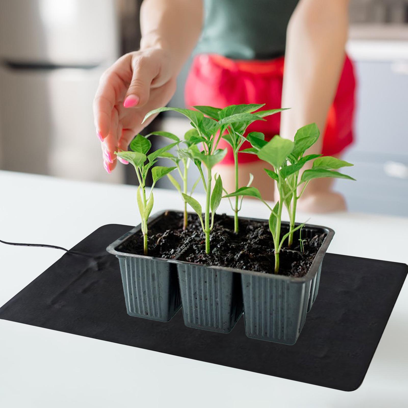 8.5W USB苗床ヒートマット、3段階温度調節可能な植物苗 - Indoor Plants のレビューと価格