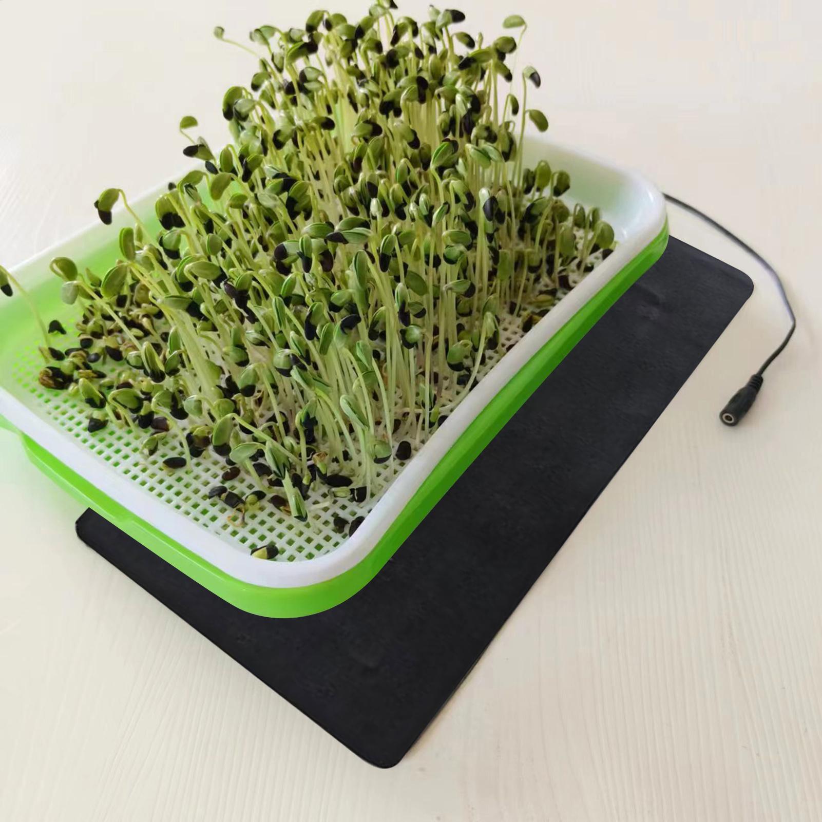8.5W USB苗床ヒートマット、3段階温度調節可能な植物苗 - Indoor Plants のレビューと価格
