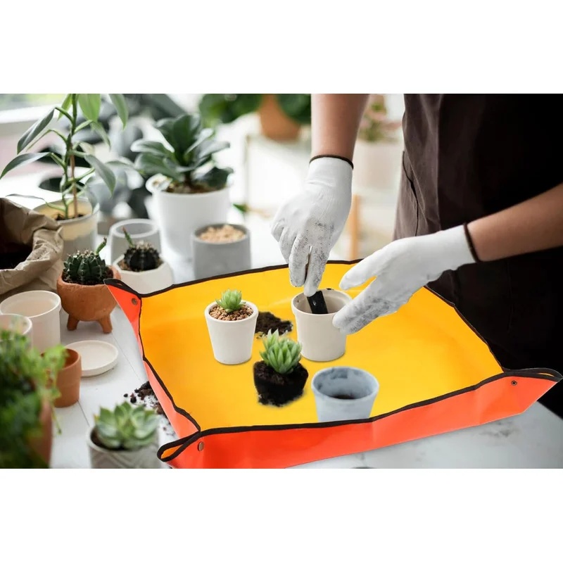 大型の植え替えマット、折りたたみ式で防水性のあるガーデニング - Repotting Mat のレビューと価格