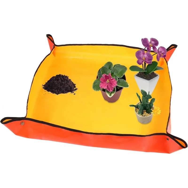 大型の植え替えマット、折りたたみ式で防水性のあるガーデニング - Repotting Mat のレビューと価格