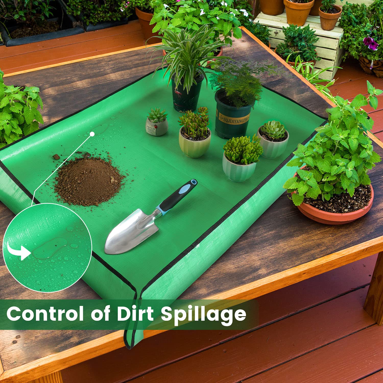 革新的な特大サイズの防水植え替えマット。折りたたみ式で持ち運 - Repotting Mat のレビューと価格