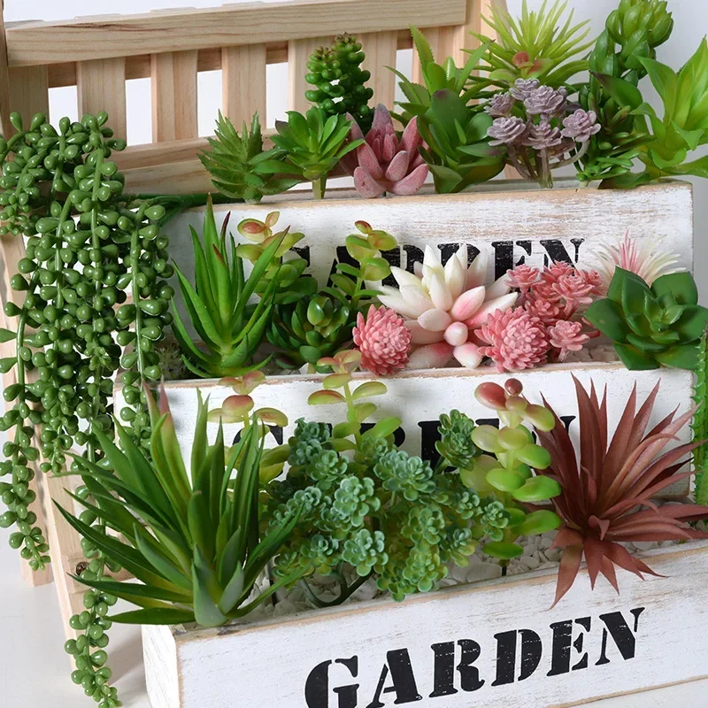 10/20 個 PVC 多肉植物グリーンフェイク多肉植物家庭 - Snake Plant のレビューと価格